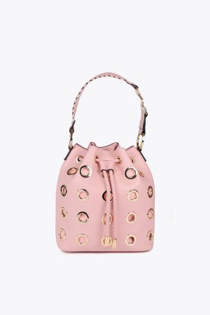 BOLSO JUDAS CON OJALES METALIZADOS