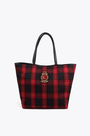 BOLSO SHOPPER CUADROS