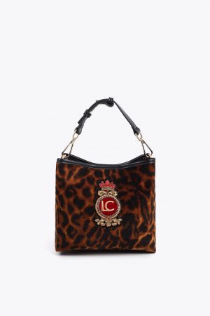 BOLSITO TEJIDO ANIMAL PRINT