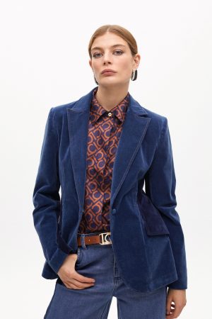 AMERICANA ENTALLADA EFECTO DENIM