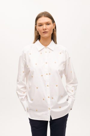 CAMISA POPELIN DETALLE JOYA