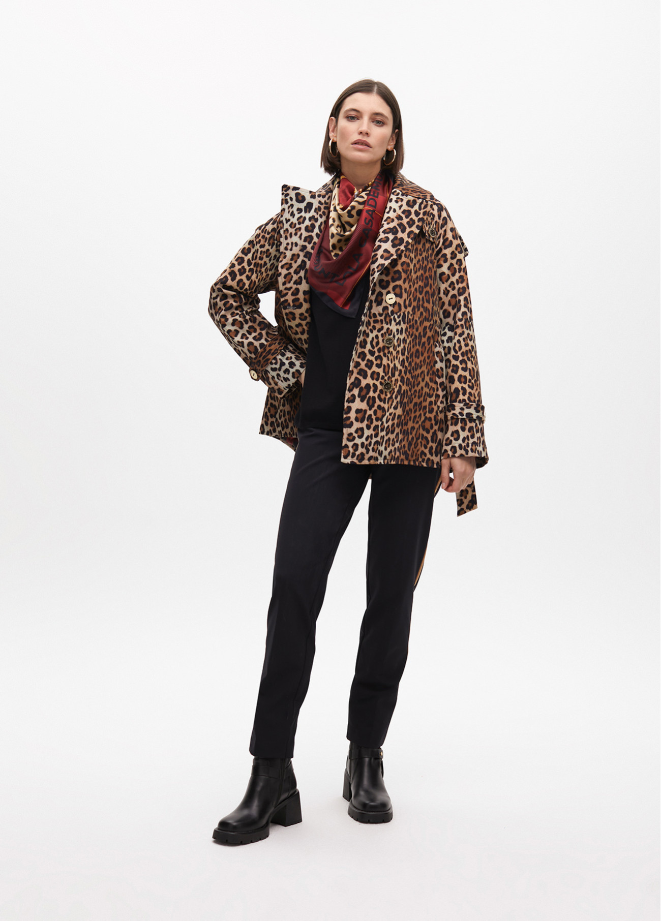 TRENCH ANIMAL PRINT - Imagen 4