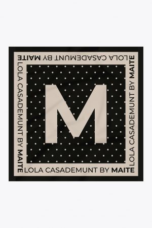 PAÑUELO ESTAMPADO TOPOS