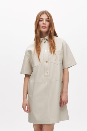 VESTIDO MINI EFECTO PIEL